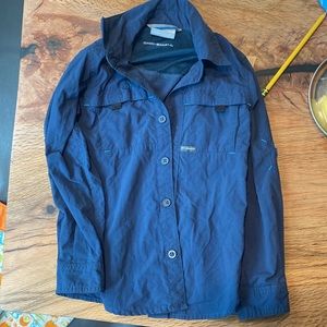 COPY - COPY - Boys Columbia Omni shield Hiking Shirt 4/5 EUC
